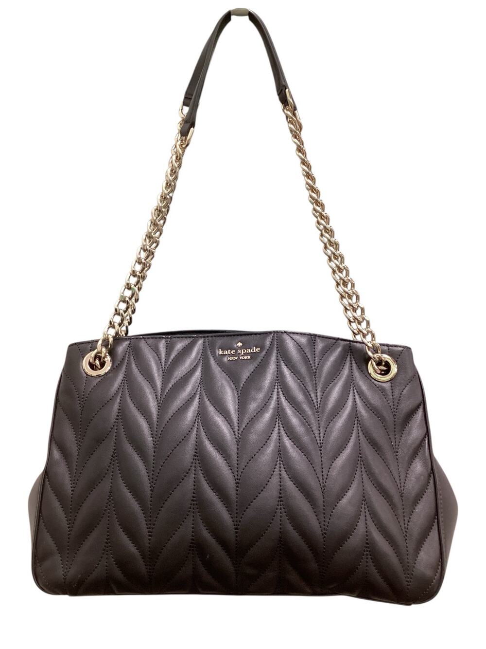 NWOT Kate Spade Purse “Meena Briar Lane”Quilted Leather Chain Handles Black